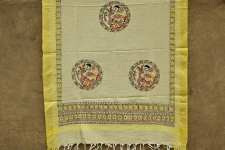 Urmika ❁ Cotton Silk . Madhubani Dupatta ❁ 16