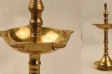 अर्चना ❋ Brass . South standing Diya ❋ 7
