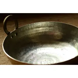 Brass Kadai (Medium -9.5" X 9.5" x 4.5")