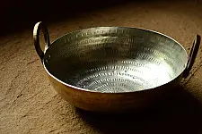 Brass Kadai (Medium -9.5" X 9.5" x 4.5")
