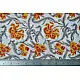 Sanganeri fabric ~ 22 (Block Printed . Per Meter)