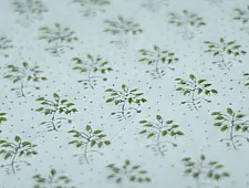 Sanganeri fabric ~ 17 (Block Printed . Per Meter)