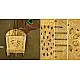 handmade brass letter holder, key holder, card holder