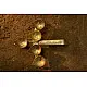 buy five diya - pure brass