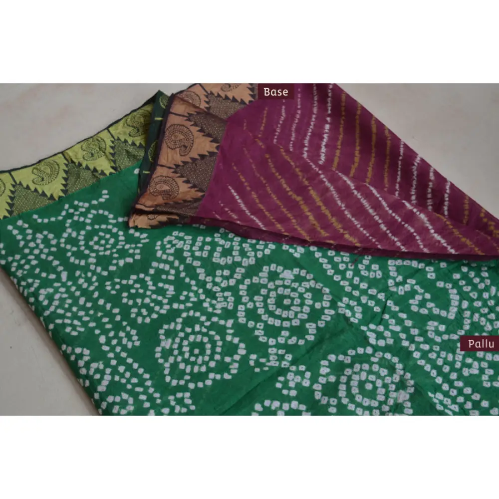 मकई ❀ Bandhani & Leheriya ❀ Cotton Sarees ~ 10