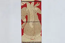 Jute Wall Art ~ Ganesha { Design D }