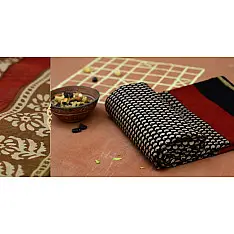 Abhigyana ~ Bhagru Block Printed . Chanderi Saree  {12}