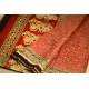 Abhigyana ♠ Bhagru Block Printed . Chanderi Saree { Q }