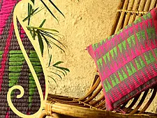 Chizami weaves: Cushion cover (12X12) ~ 10