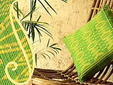 Chizami weaves: Cushion cover (12X12) ~ 11