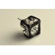 Zeenat ✤ Glass Jewellery ✤ Glass Cube ( Single Stud ) ~ 2