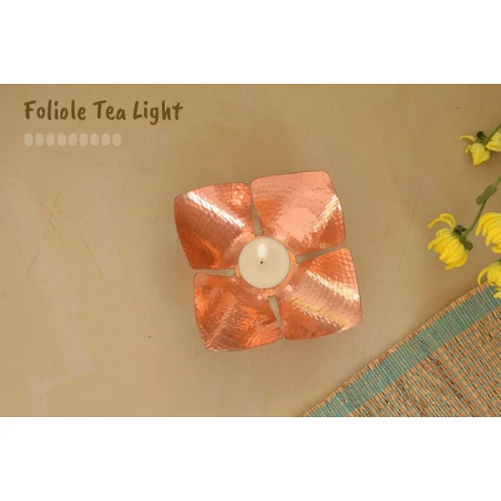 ताम्र ✤ Foliole Tea Light