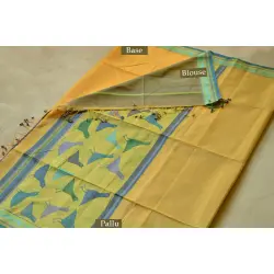 Urvara ⚘ Organic Mercerised Cotton Saree ⚘ 24