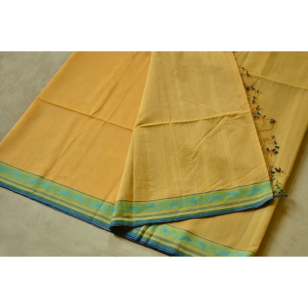Urvara ⚘ Organic Mercerised Cotton Saree ⚘ 24