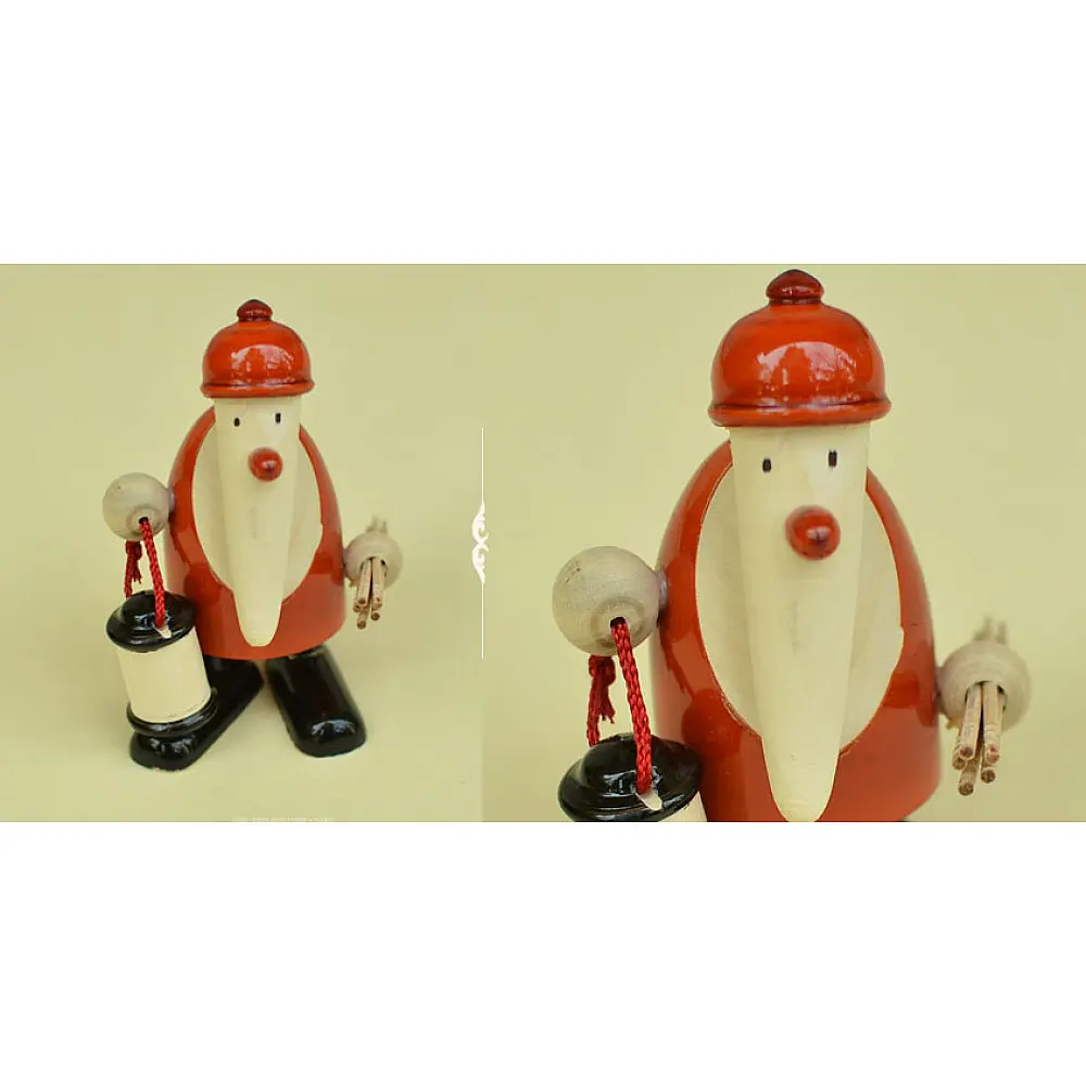 Etikoppaka ⛄ Santa Claus - toothpick holder