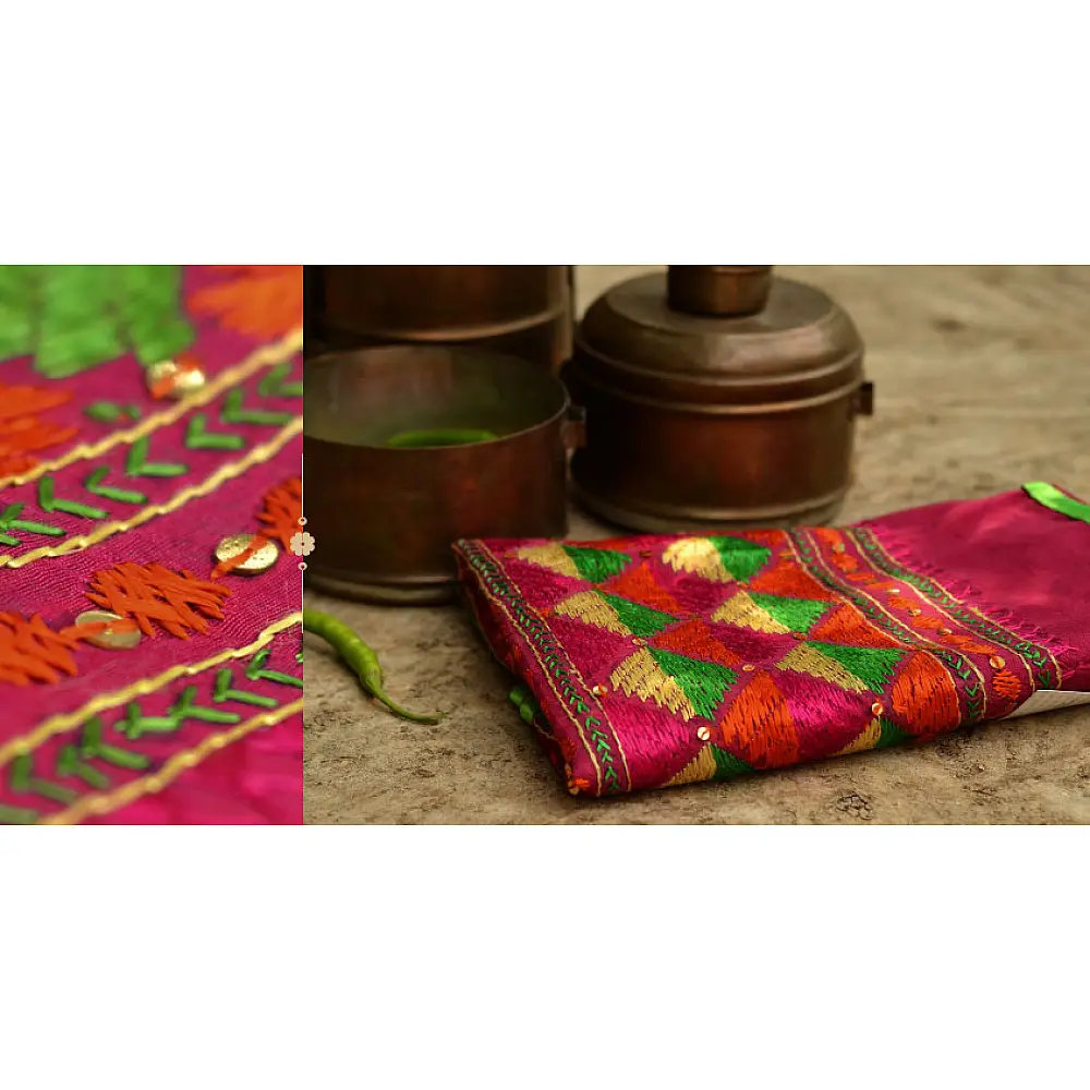 Mahi ❁ Cotton Phulkari Dupatta ❁ 1 ❁