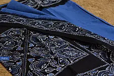 Crack-er ❁ Batik Maheshwari Saree ❁ 23
