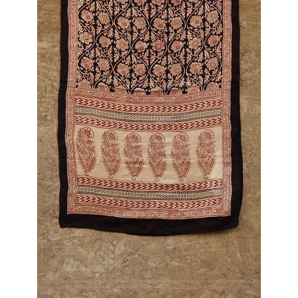 Surkhab ♡ Gajji Silk Bagh Stole ♡ C