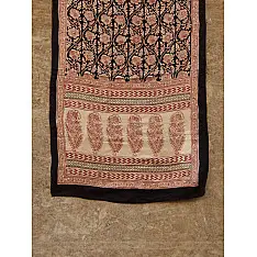 Surkhab ♡ Gajji Silk Bagh Stole ♡ C
