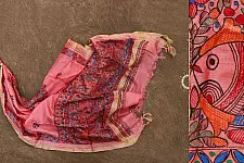 Madhulika ❁ Eri Silk Madhubani Dupatta ❁ 16