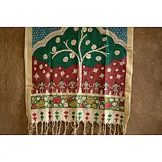 Into the wild ☙ Kalamkari dupatta ☙ 12