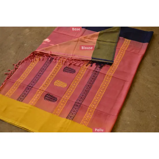 Srujanika ❋ Muslin Handwoven Saree ❋ 3