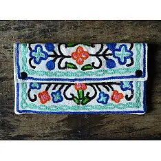 Aari-work Kashmir ~ Hand clutches (TURQUOISE)