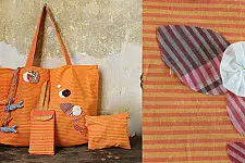 Koi ⚹ Cotton Cotton Bag . Pouch . Mobile Pouch ⚹ 7