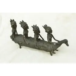 Ormolu ✺ Dhokra Men on Mythical Bird { 1 }