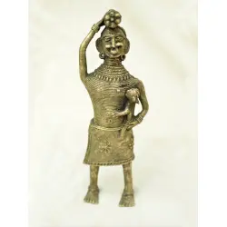 Ormolu ✺ Dhokra Tribal Women { 2 }