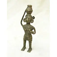 Ormolu ✺ Dhokra Tribal Women { 4 }