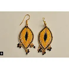 Of Glitter & Shine ☆ Embroidered Jewelry { Earrings } 4
