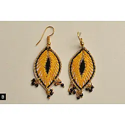 Of Glitter & Shine ☆ Embroidered Jewelry { Earrings } 4