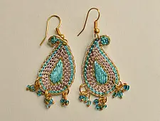 Of Glitter & Shine ☆ Embroidered Jewelry { Earrings } 8