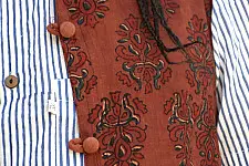 Ajrakh Block Printed Jacket ♦ 35