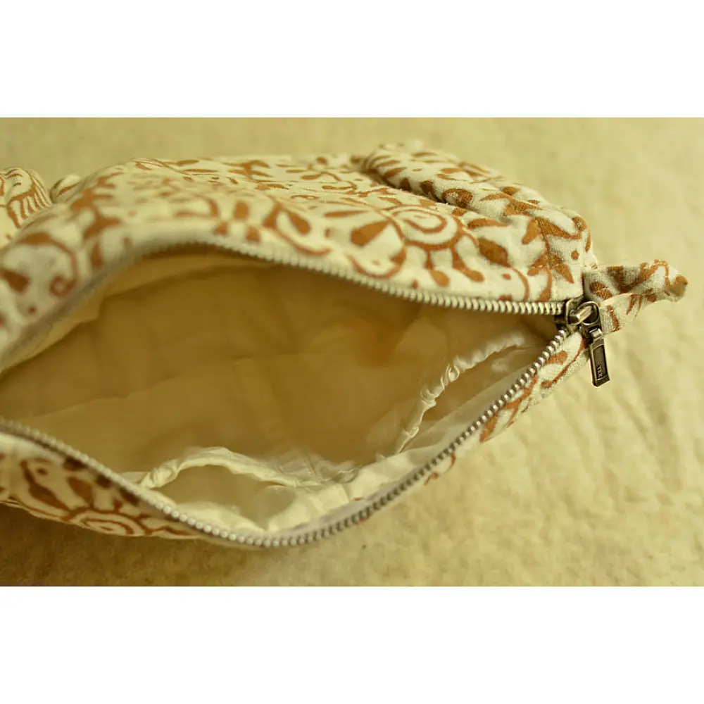 Block Printed Pouch ~ 01