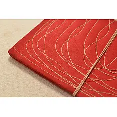 Bahi khata Red diary ☙ 31 { 11.5 X 8 in }