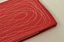 Bahi khata Red Pothi / Diary ☙ 34 { 14" X 7" in }