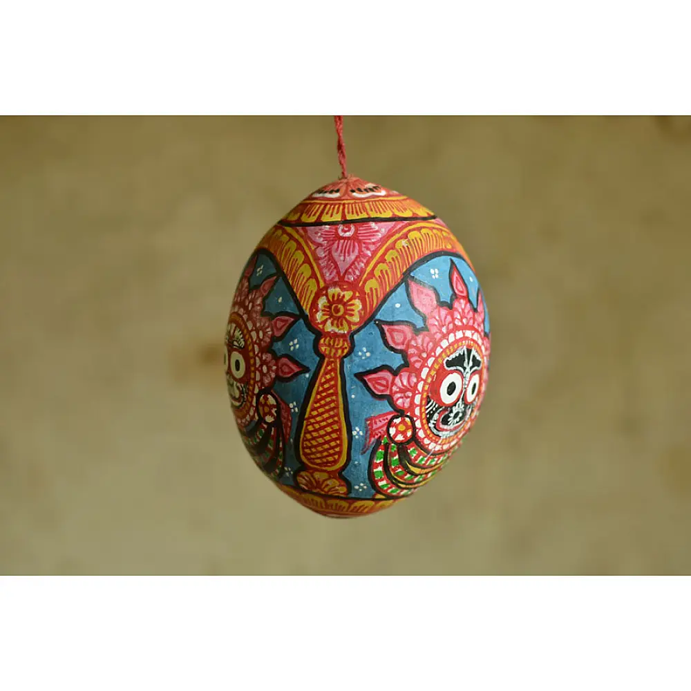 Pattachitra ~ Coconut Hanging ~ 1