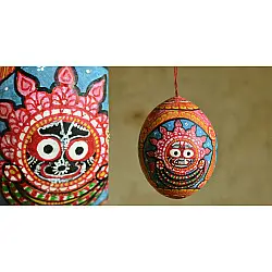 Pattachitra ~ Coconut Hanging ~ 1