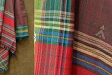Colors of sojourn ~ Handwoven Cotton Shawl