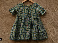 फुहार / Fuhar ✾ Kids Ajrakh frock ✼ J