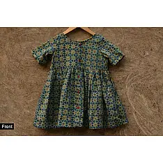 फुहार / Fuhar ✾ Kids Ajrakh frock ✼ J