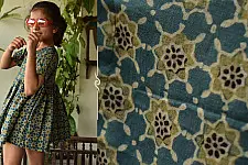 फुहार / Fuhar ✾ Kids Ajrakh frock ✼ J