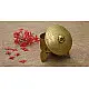 handmade brass mukhwas box shop pure Brass ~ 4 x 4 x 4.2 Mukhwas Box
