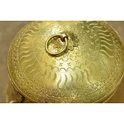 Ahar ✽ Brass ~ Paan Daan { 7" x 7" x 7" Medium }
