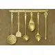 shop Handcrafted Brass Kitchen set { Six piece set }