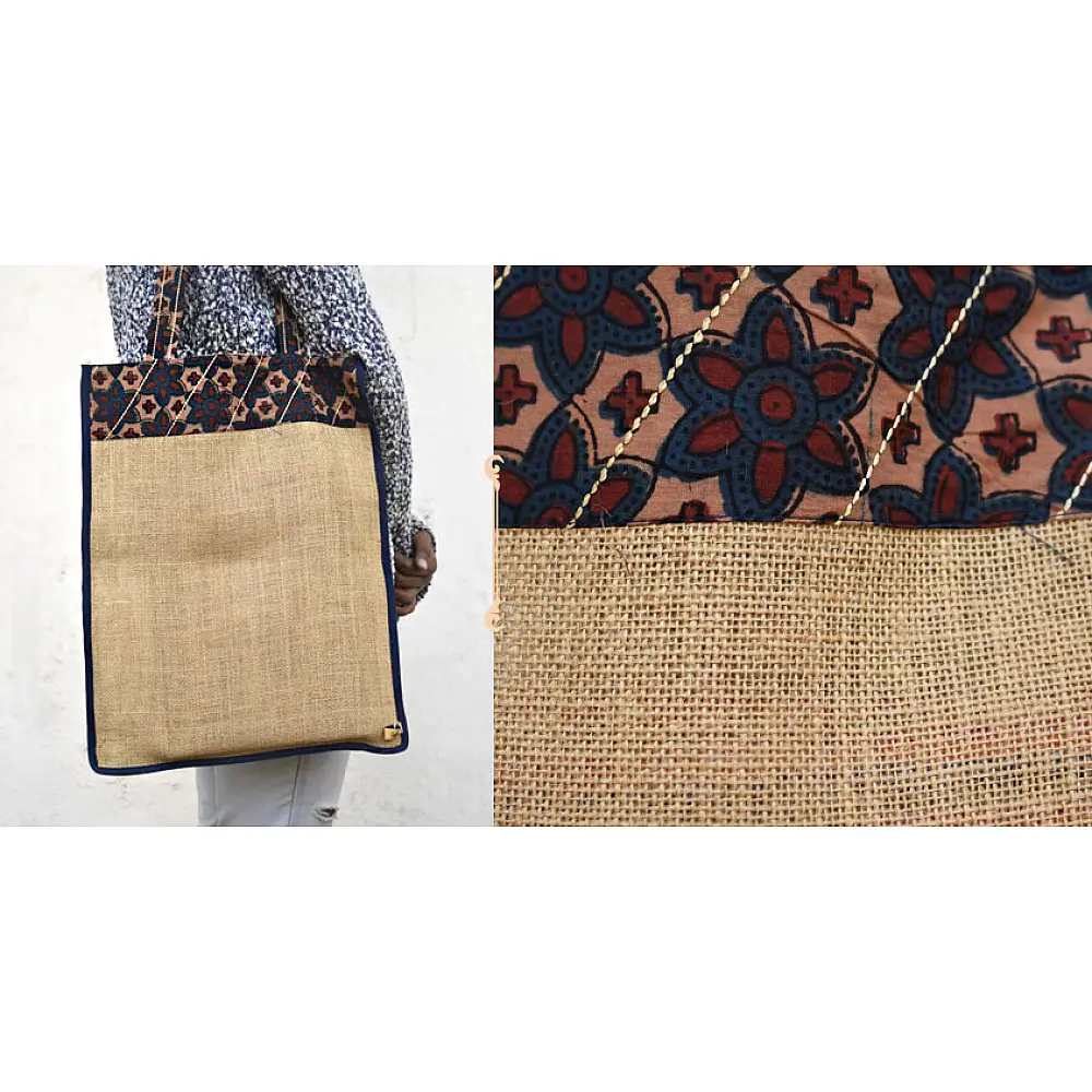 Getting carried away ~ Handmade Jute bag ~ 2