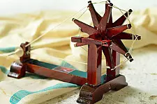 Swavalamban ~ Charkha { Brown . 31cm }