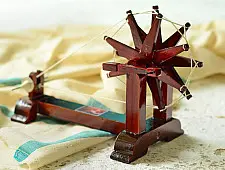 Swavalamban ~ Charkha { Brown . 31cm } Swavalamban ~ Charkha { Brown . 31cm }